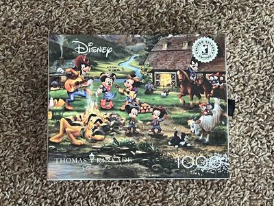 NEW: Thomas Kinkade Disney Mickey Mouse 1000 Piece Puzzle