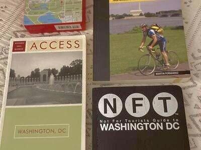 Washington DC Maps Walks Bike Rides 4 Books