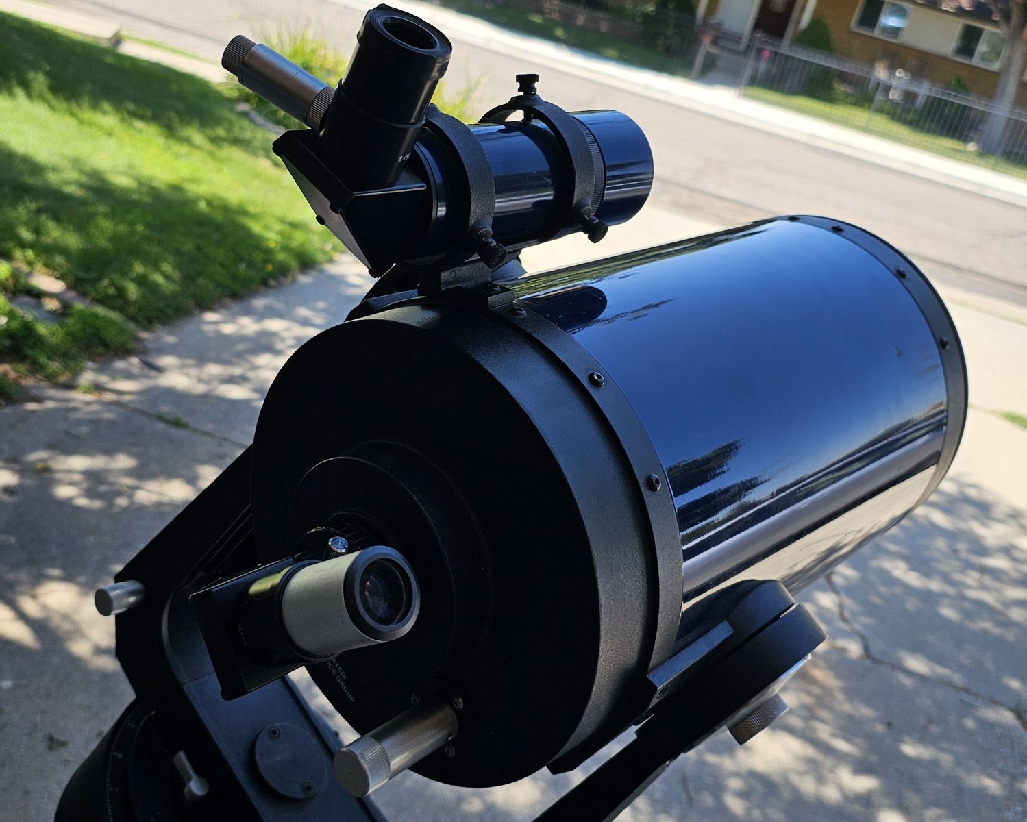 Meade 8” Telescope, Stand, Mount, Eye pieces, Phone Camera adaptor. $550