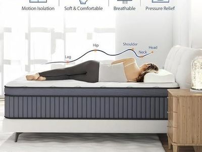 12" King Size Hybrid Mattress