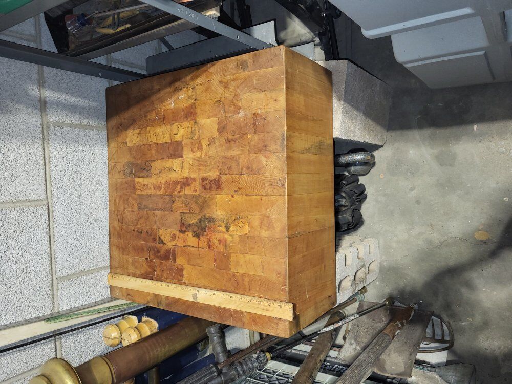 "Antique" Butcher Block (1)