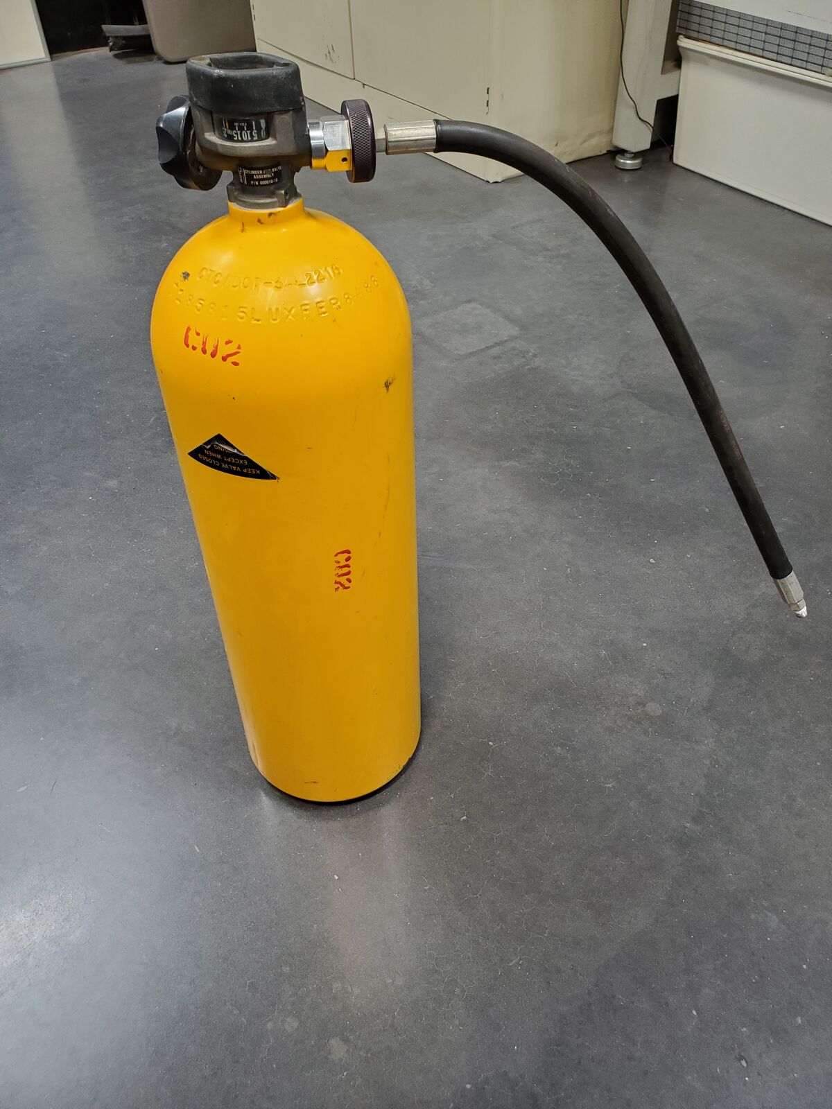 Scott air-pak aluminum tank