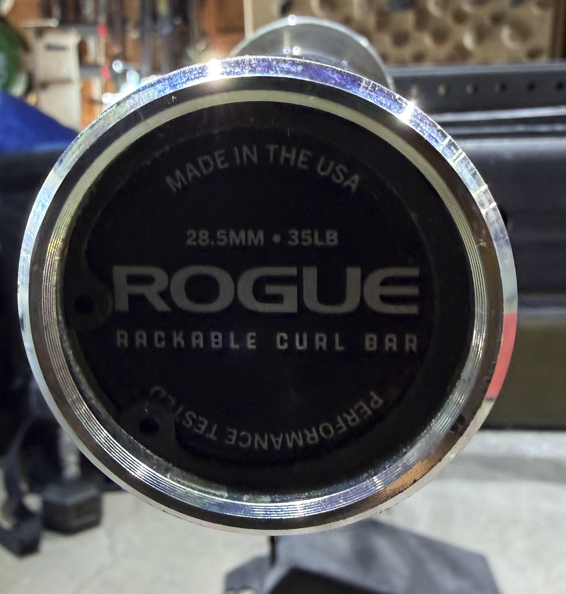 Rogue Rackable Curl Bar - Cerakote