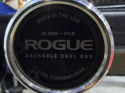 Rogue Rackable Curl Bar - Cerakote