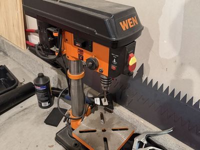 WEN 4208 8-Inch 5-Speed Drill Press - Benchtop Power Tool for Woodworking