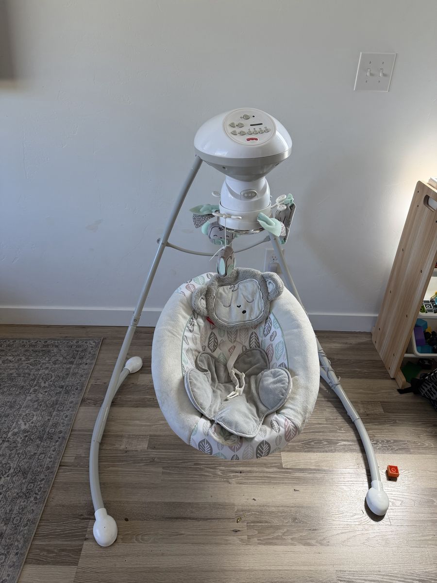 Fisher-Price Dual Motion Baby Swing and Seat with Mobile