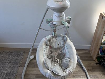 Fisher-Price Dual Motion Baby Swing and Seat with Mobile