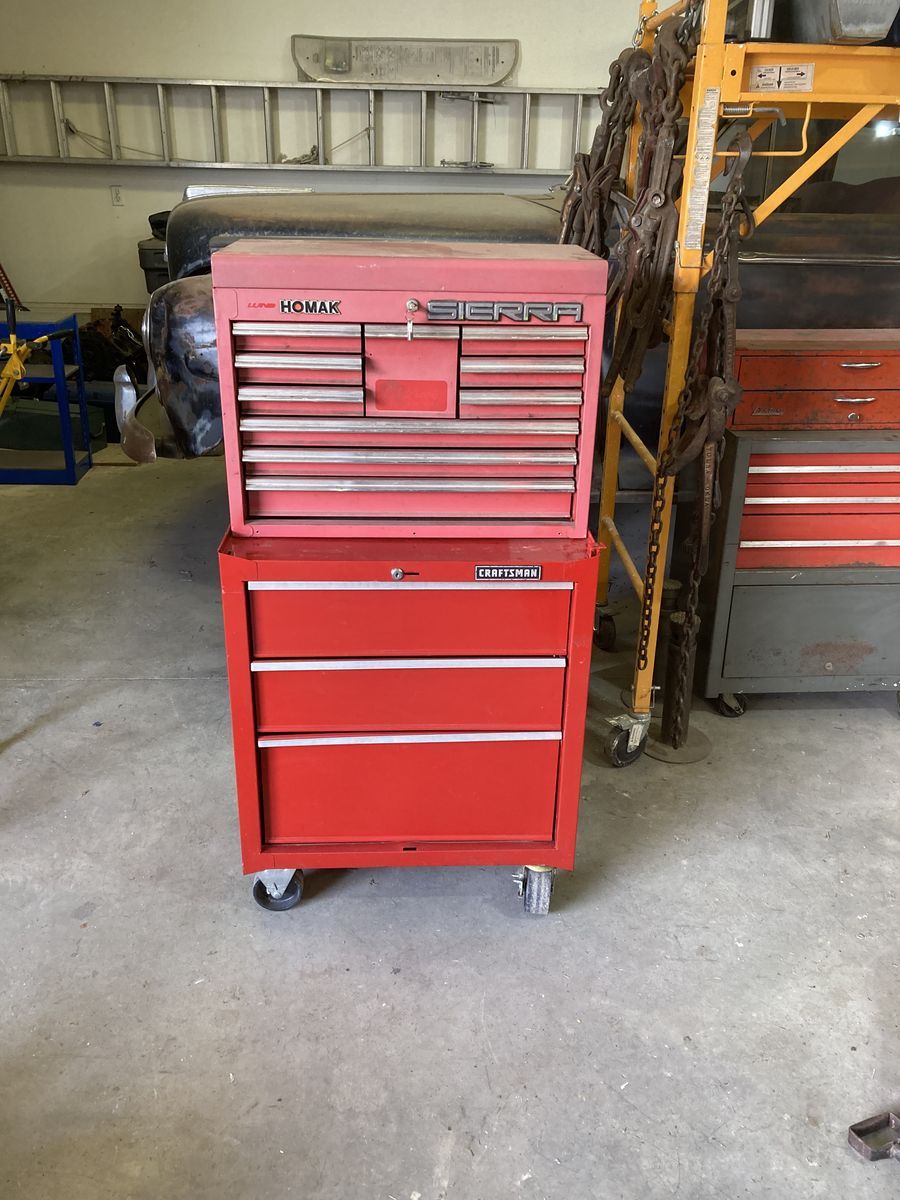 Homak and Craftsman toolbox