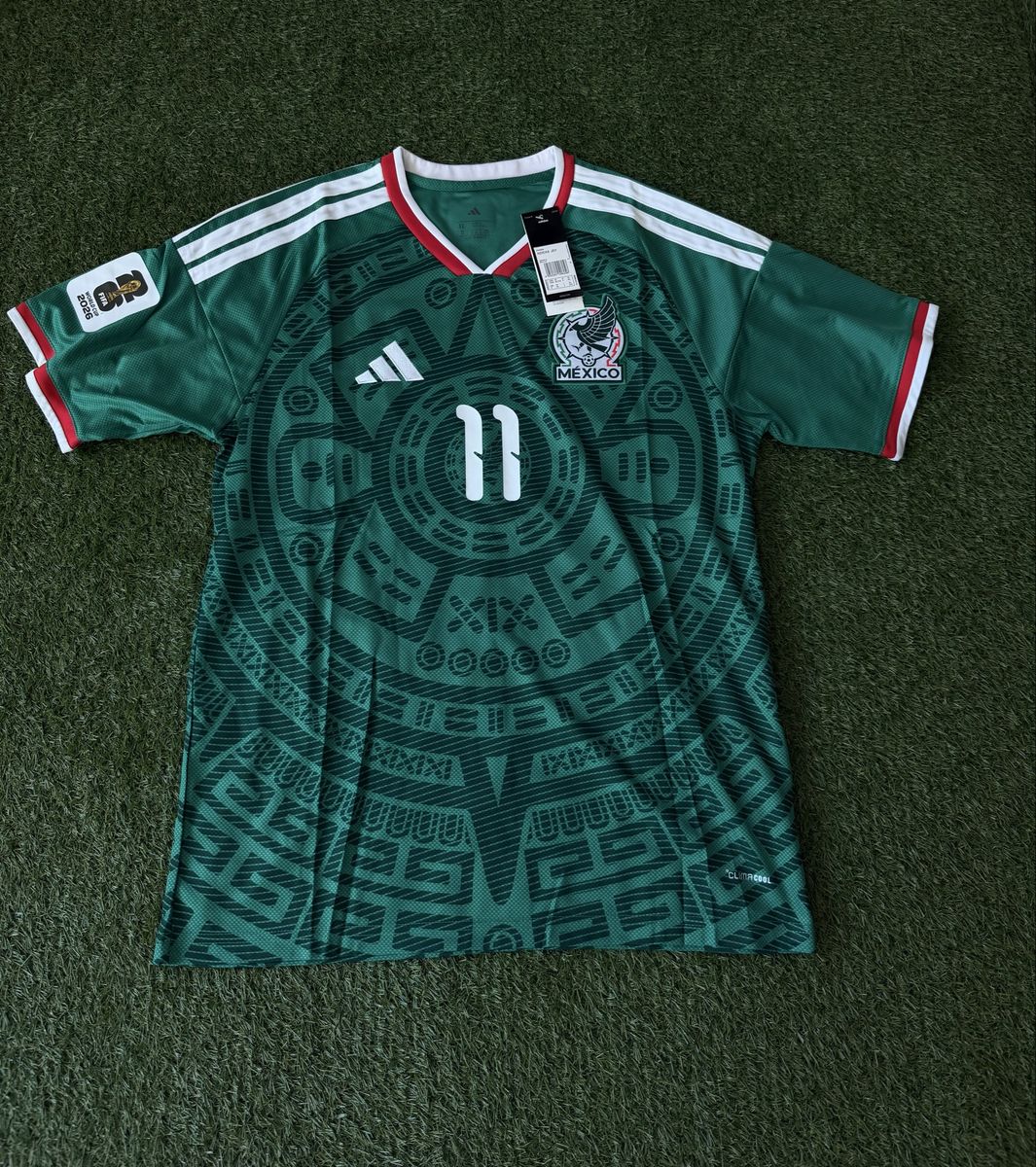 Adidas Mexico S. Gimenez #11 Home Jersey 2026 World Cup Men's Size L & XL Green Soccer Shirt
