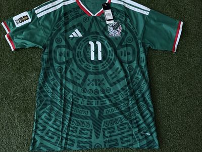 Adidas Mexico S. Gimenez #11 Home Jersey 2026 World Cup Men's Size L & XL Green Soccer Shirt