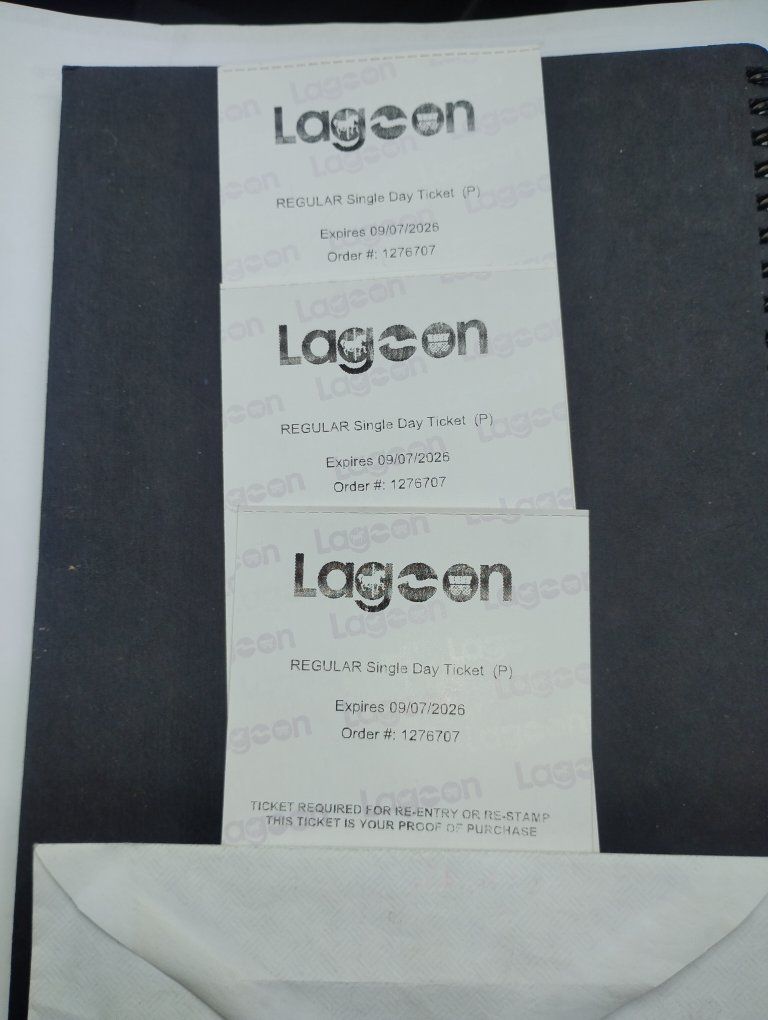 Lagoon Amusement Park Regular Single Day Tickets (P) - Expires 09/07/2026