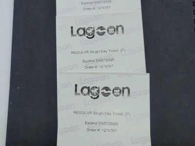 Lagoon Amusement Park Regular Single Day Tickets (P) - Expires 09/07/2026