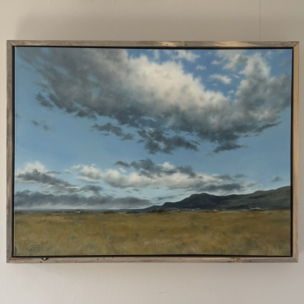 Above The Ridge Framed original Oil Painting