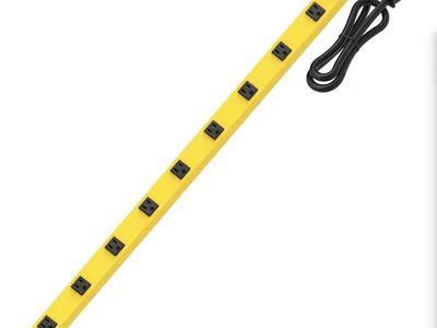9 Outlet Metal Power Strip