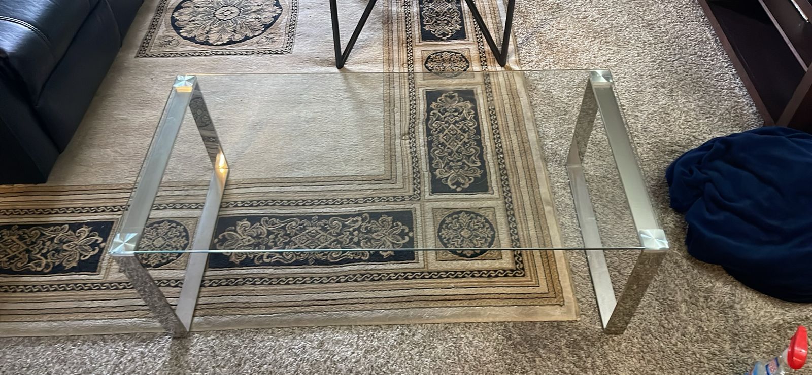 Glass Coffee Table 48x24