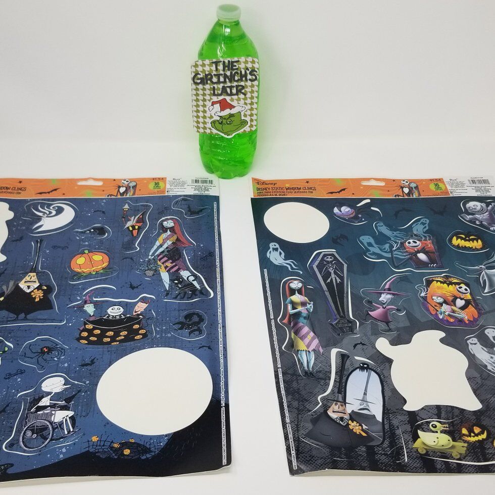 Disney Nightmare Before Christmas Static Window Cl