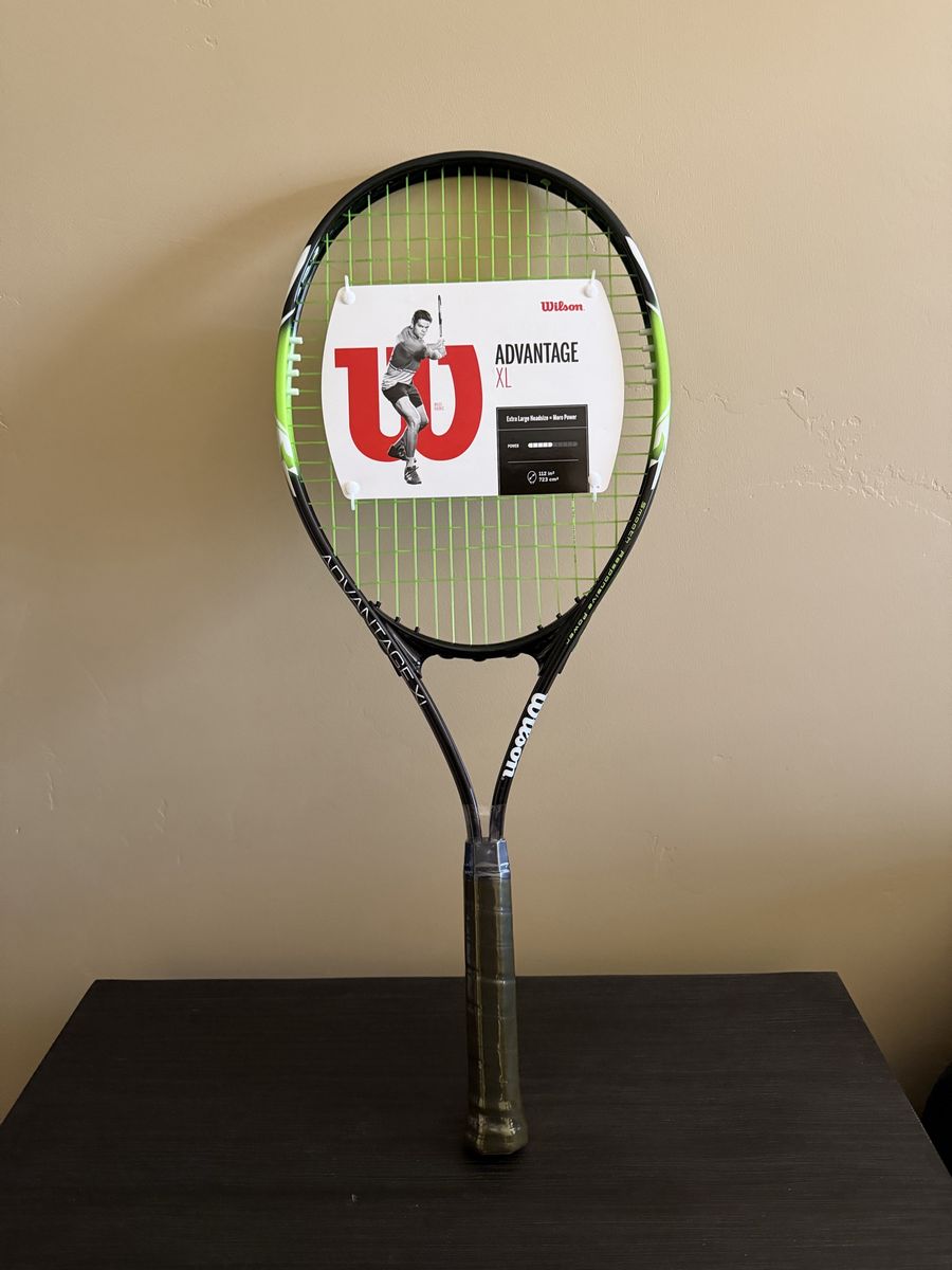 Wilson Advantage XL Tennis Racquet - 112 sq in Headsize, 4 3/8" Grip, Extra Power - New with Tags