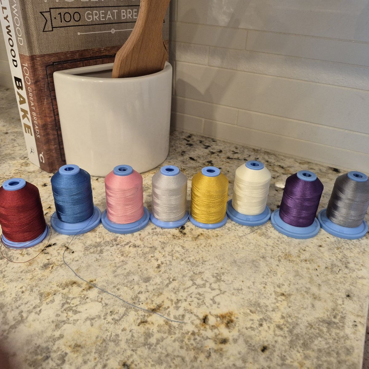 Embroidery Thread Lot of 8