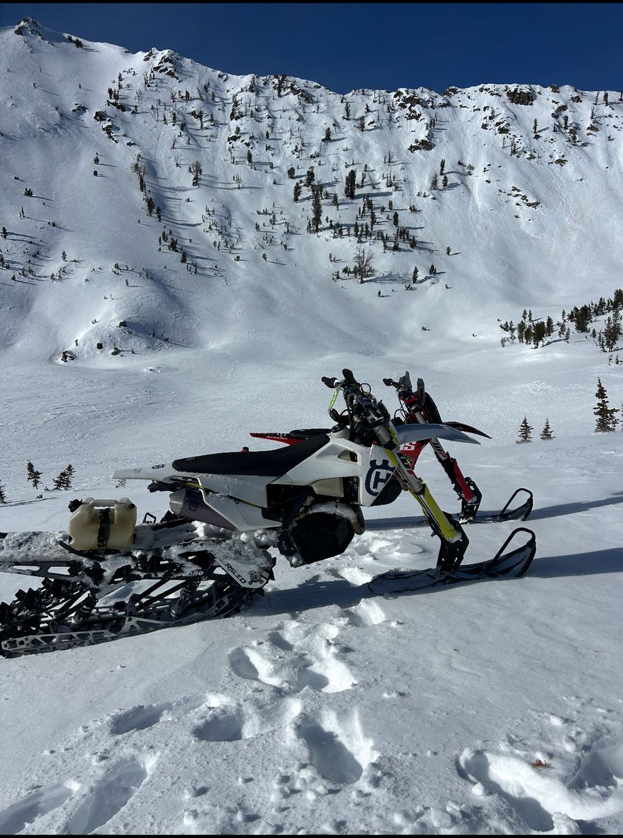 2019 Husqvarna 450fx with timbersled aro 120