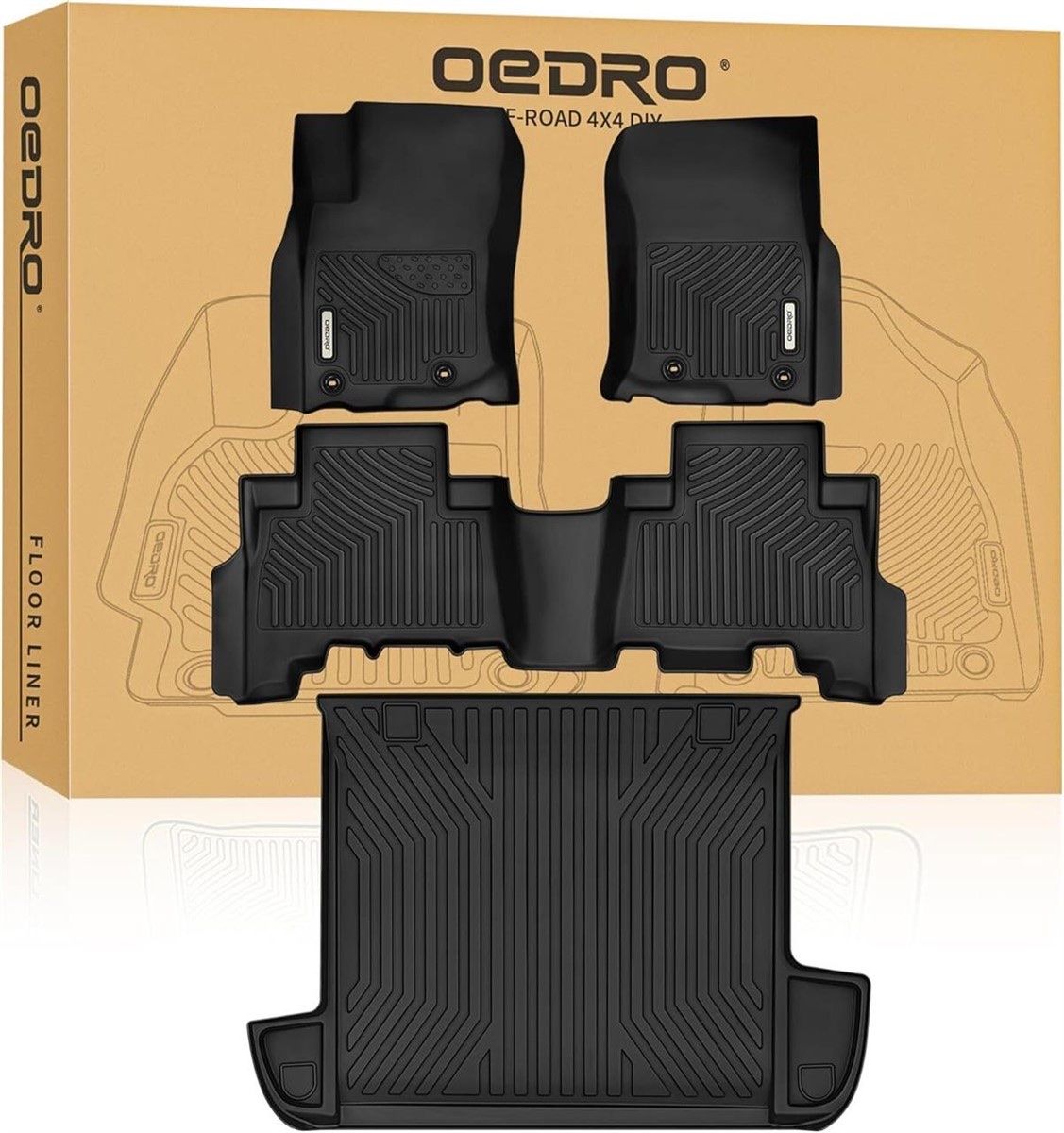 13-24- 4Runner OEDRO Floor mats & Cargo Liner