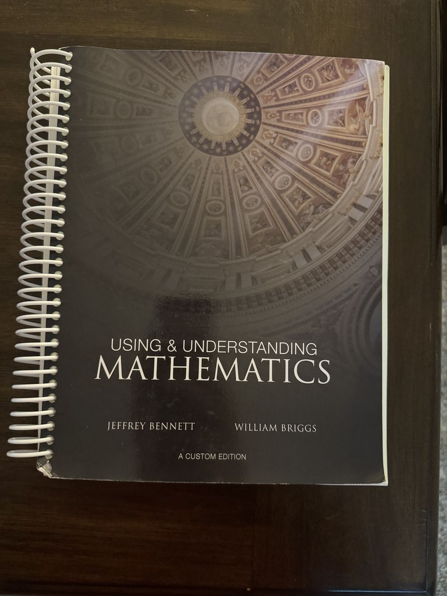 USING & UNDERSTANDING MATHEMATICS a Custom Edition