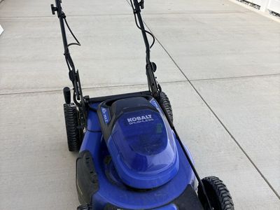 Kobalt 40v electric 20” lawn mower NO BATTERY