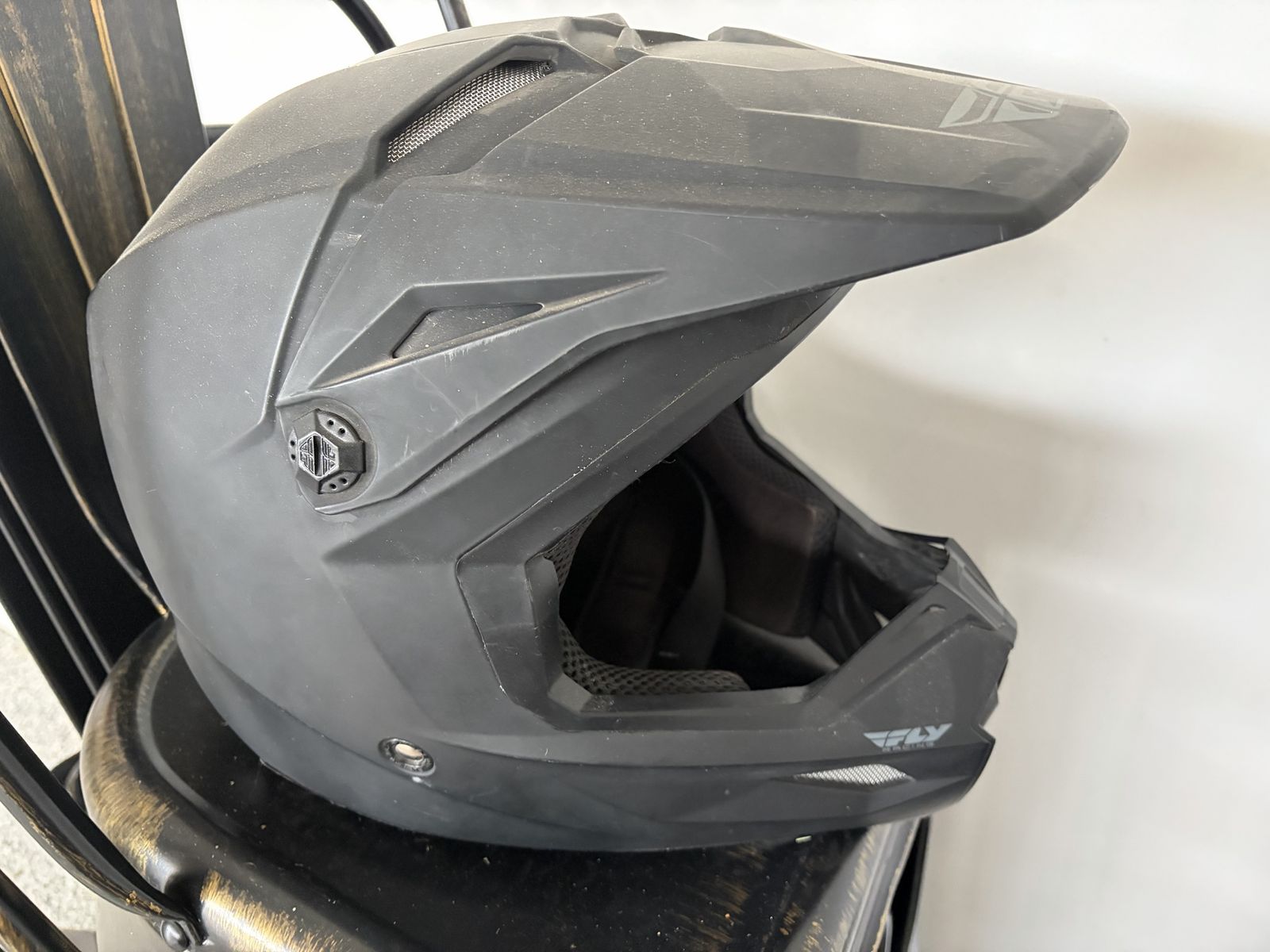 Fly Racing Black 2XL Off-Road Motorcycle Helmet