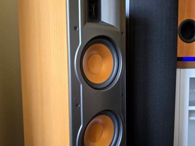 Klipsch RF-15 Cherry Wood Finish Floorstanding Speakers