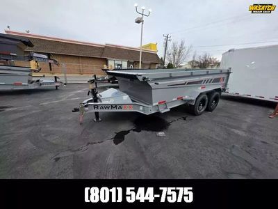 2026 RawMaxx 7X14 GDX KNIGHT Dump Trailer