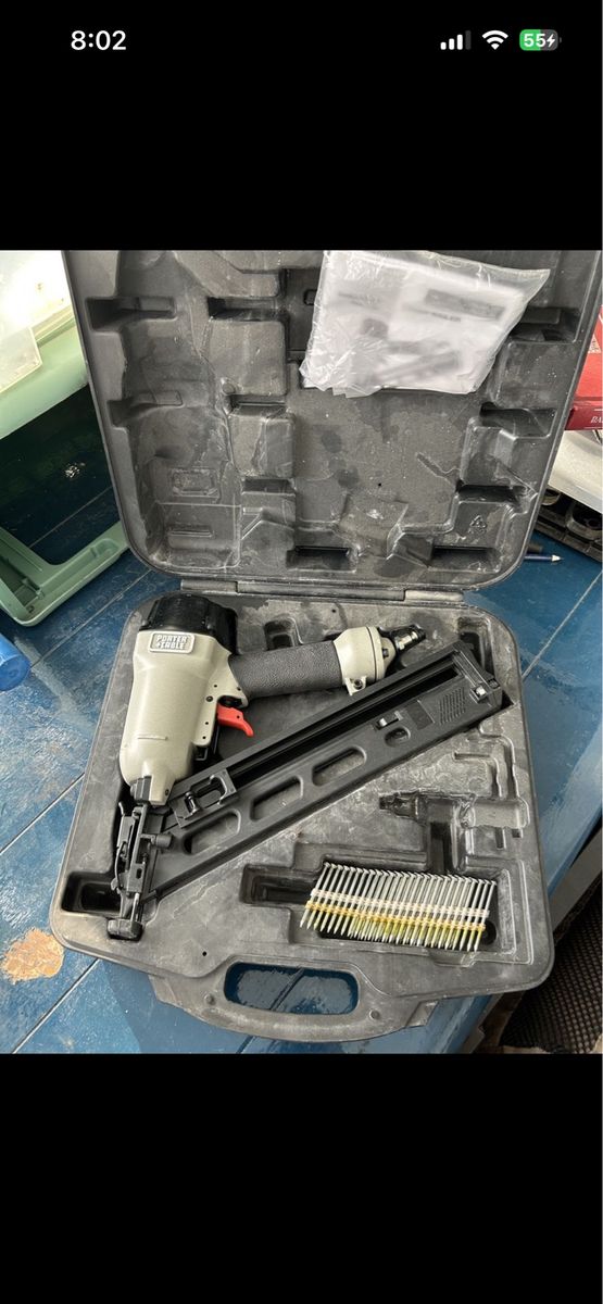Porter-Cable Pneumatic Framing Nailer with Carrying Case and Nails