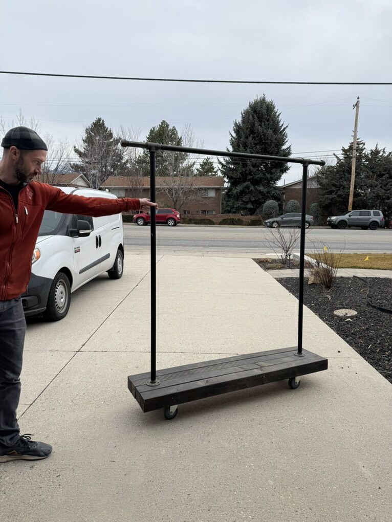 FREE Industrial Clothes Rack
