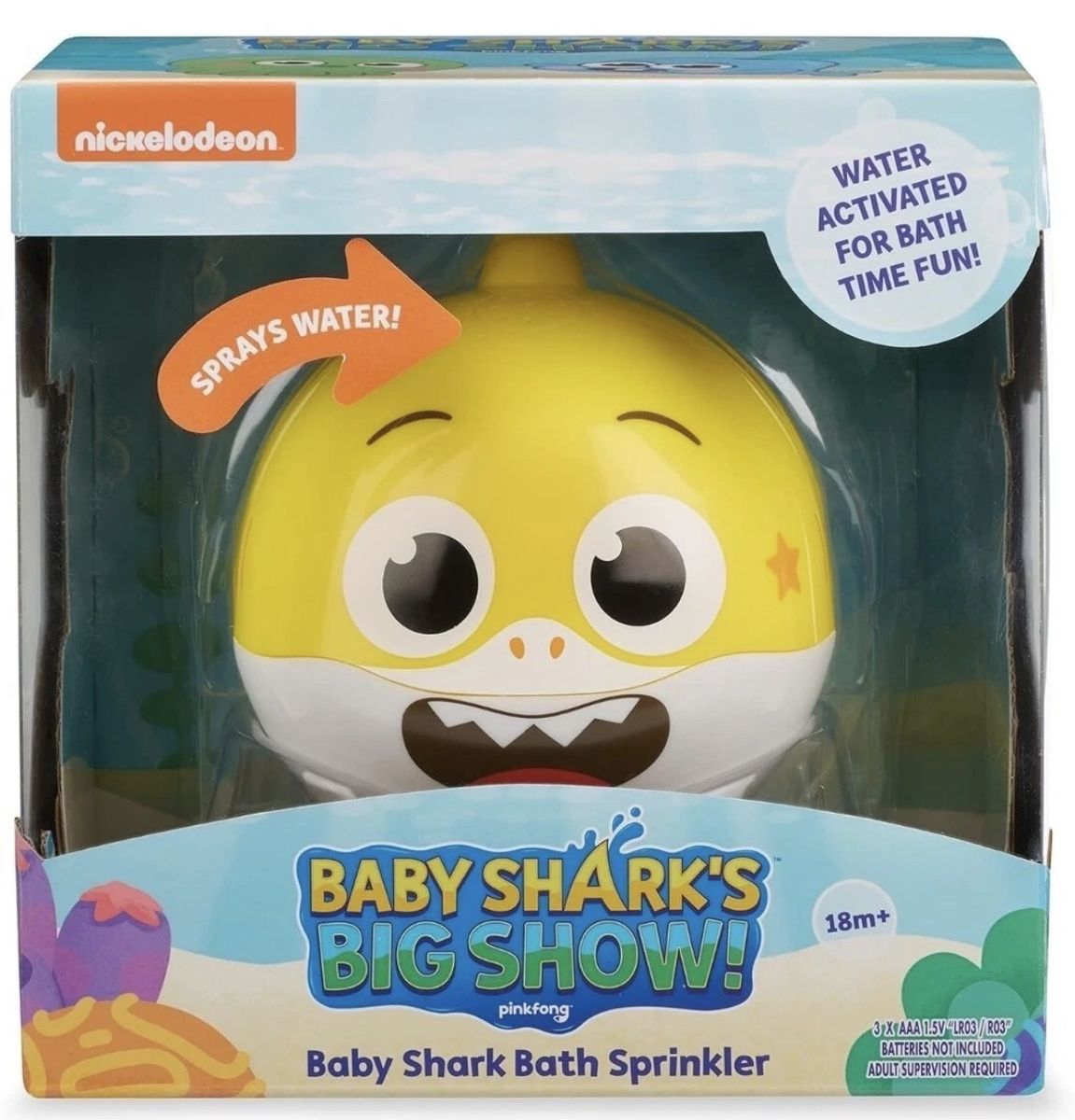 NEW Baby Shark's Big Show! Bath Sprinkler and Water Toy –Kids Bathtub Toys Brand