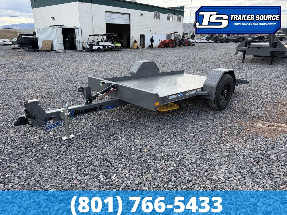 6.5x12 Diamond C DSA Scissor Lift Tilt Trailer - 7K GVWR -