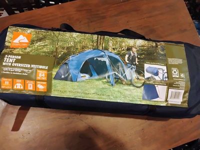 Ozark Trail 2-Person Tent with Oversized Vestibule - New in Bag
