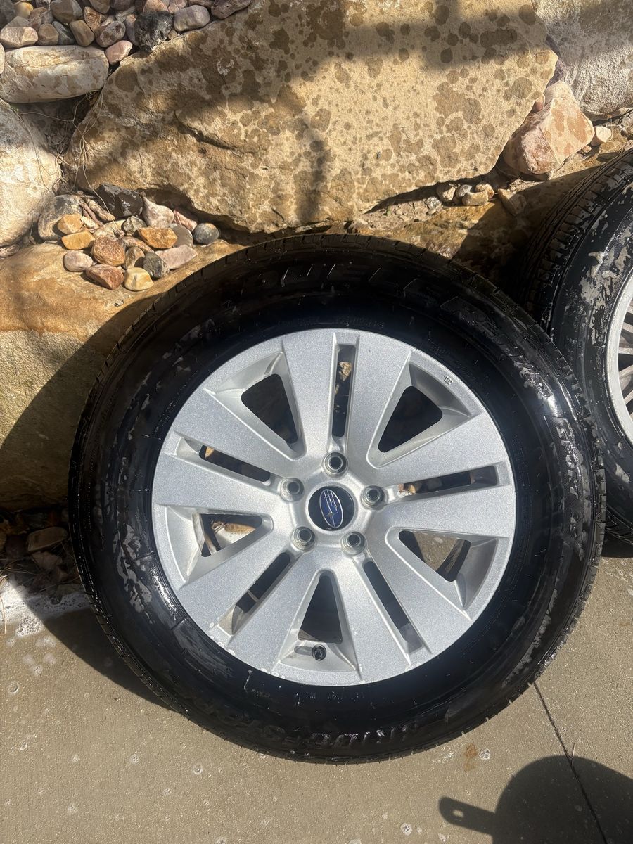 Subaru OEM 255 65 R17 All-Season Tires & Wheels - Set of 4