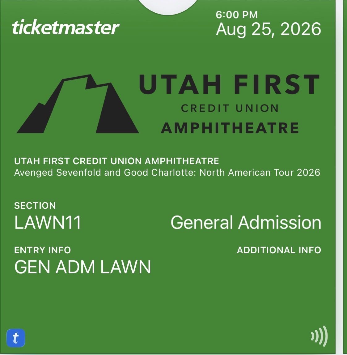 Avenged Sevenfold concert tickets