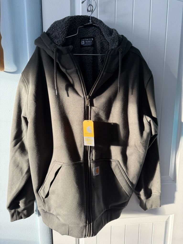2XL CARHARTT Rain Defender full-zip Sweatshirt
