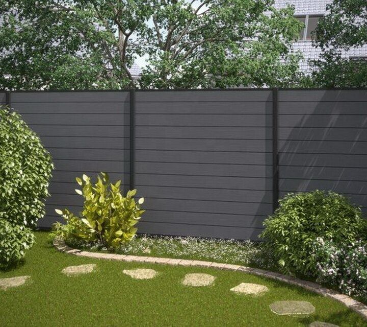 Contempo Fence - WPC panels and Aluminum post/rails