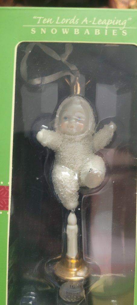 Department 56 Snowbabies Ten Lords A-Leaping Christmas Ornament