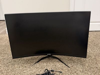 KTC Curved Computer Monitor with Power Adapter
