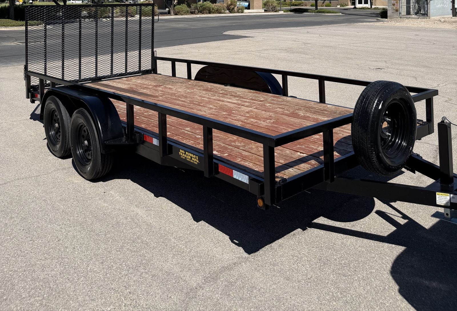 2022 7x16 big bubbas dual axle trailer