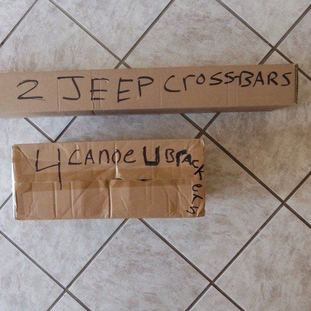 (4) PIRIPARA J-Bars & (2) Richeer Roof Rack Crossbars