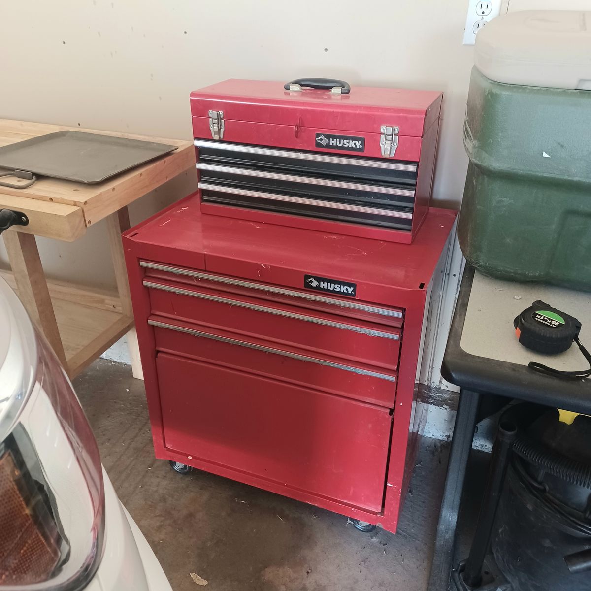 Husky toolbox for home garage