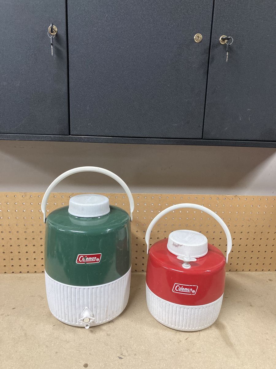 Vintage Coleman water coolers $25 ea