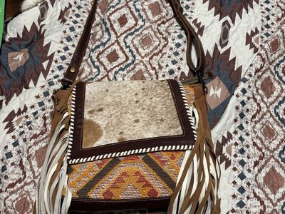 Western Purses With Cowhide