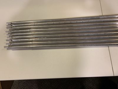 Poles/adjustable/tent, tarp, etc./aluminum/54.5 inches adjustable to 95 inches/5 poles