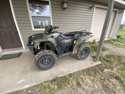 2008 Suzuki 4WD ATV, w/plow