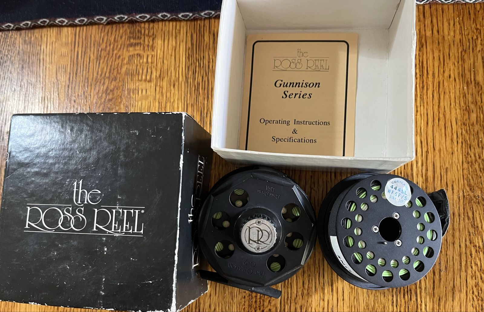 Ross reel. Gunnison G2 with extra spool