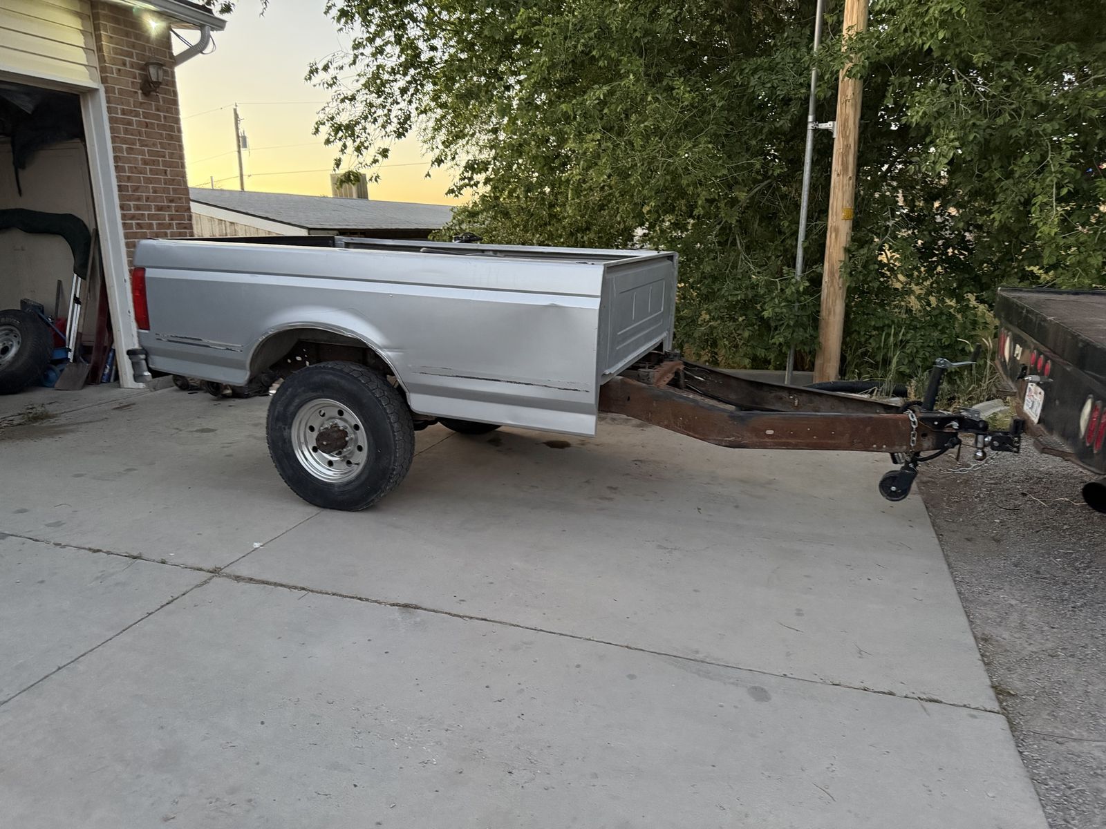 F250 truck bed trailer