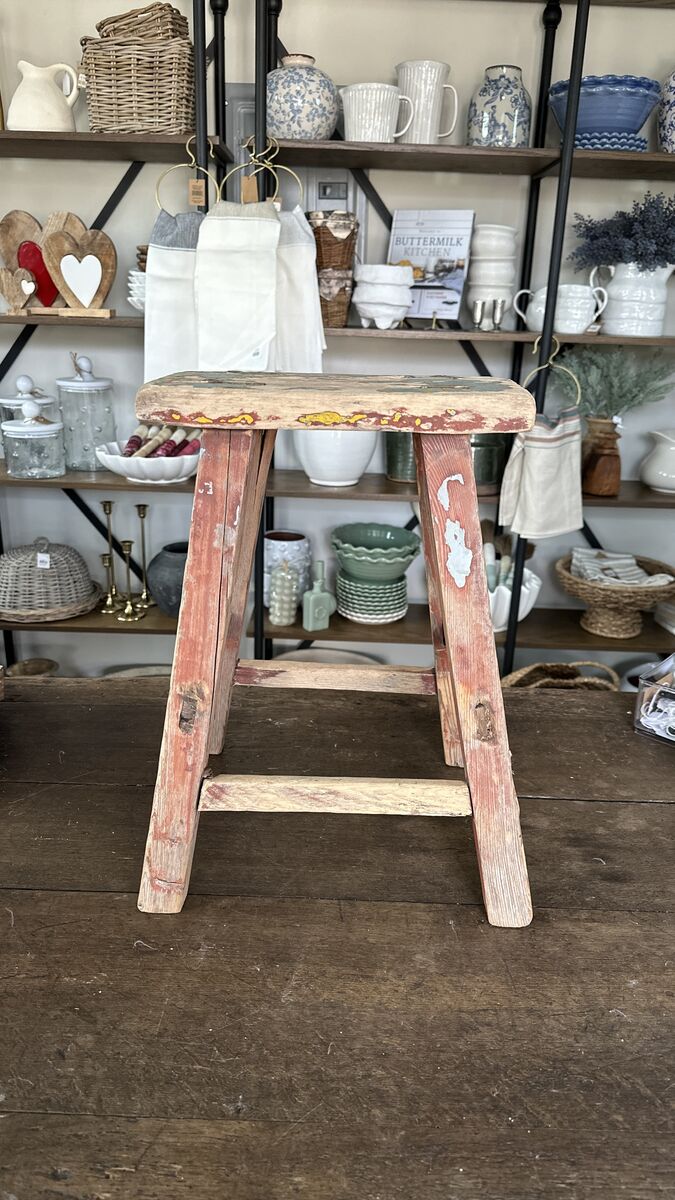 Vintage village Stool
